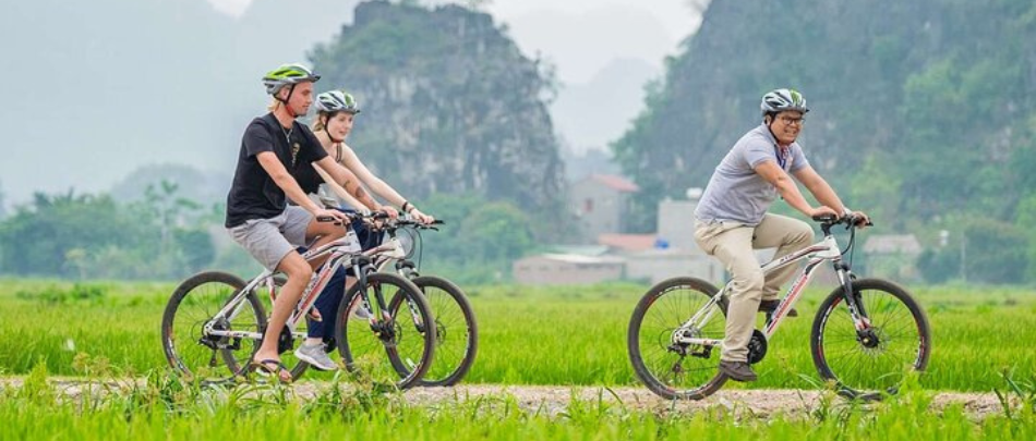 Full Day Ninh Binh to Hoa Lu Tam Coc with Cycling