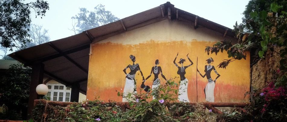 Witness the cultural paintings on houses in Matheran